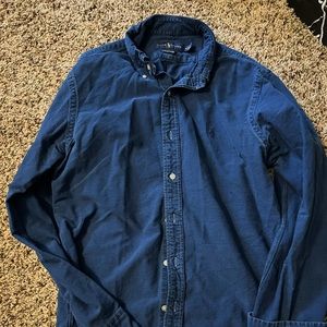 Men’s Ralph Lauren Indigo Oxford, Blue, Size Medium, perfect for all occasions!!